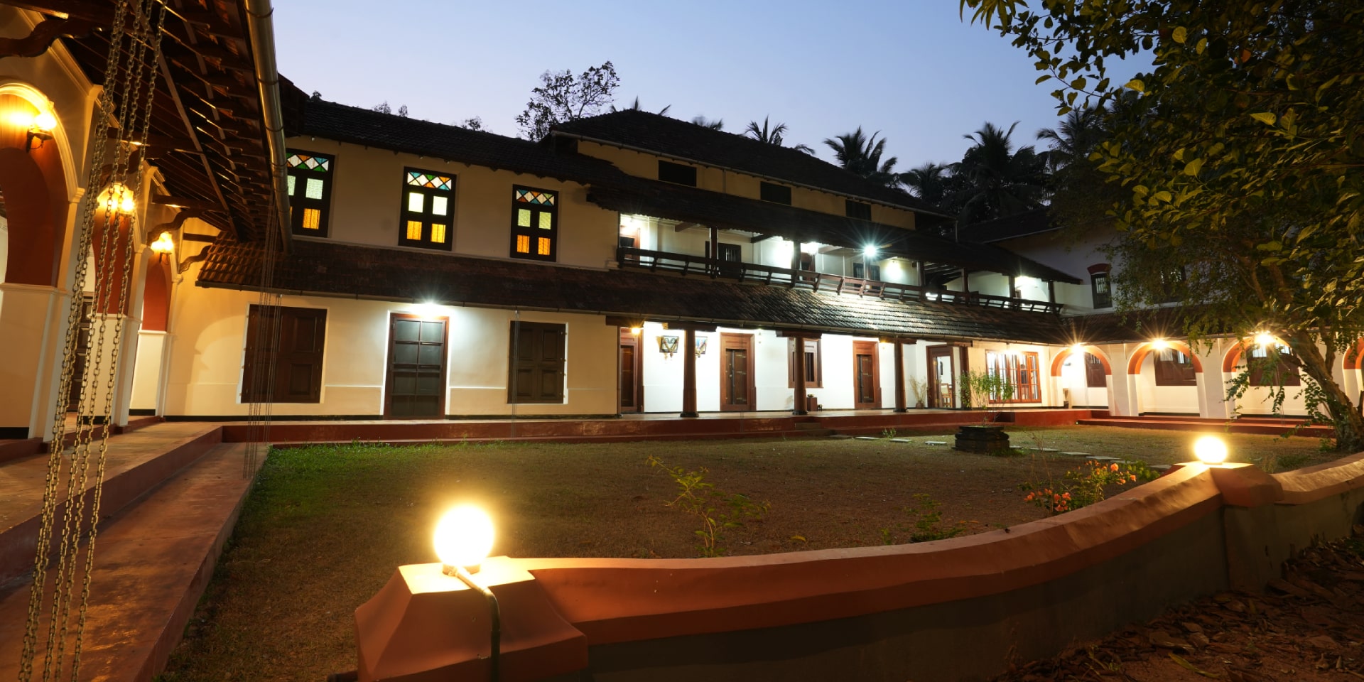 A vibrant market scene in Kerala with fresh spices and vegetables.